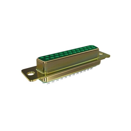 Fci D Subminiature Connector, 25 Contact(S), Female, 0.109 Inch Pitch, Solder Terminal, Hole .122 DBM25S